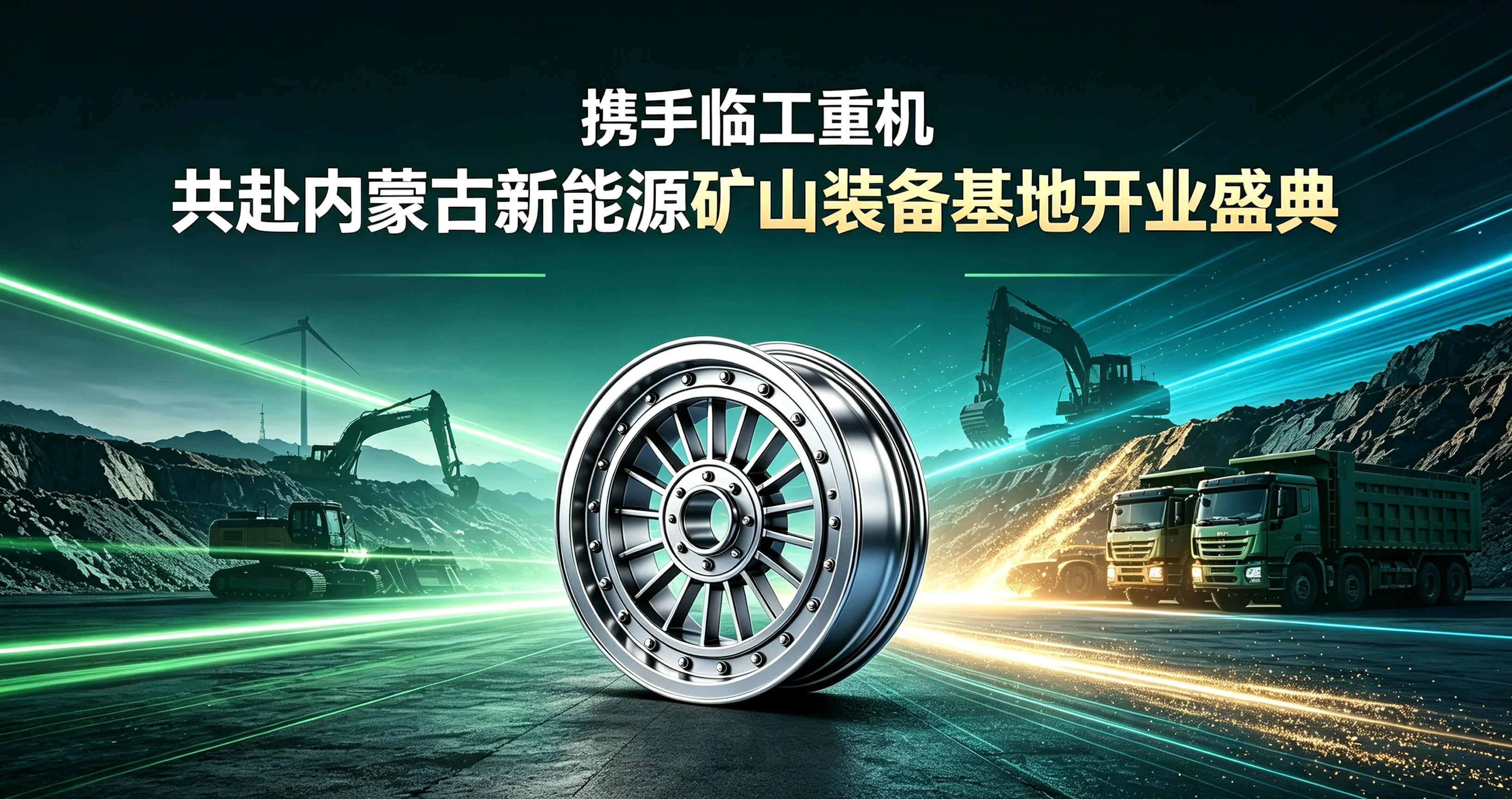 Joining LiuGong at the Inner Mongolia New Energy Mining Equipment Base Opening Ceremony